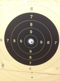 Zielscheibe - 100m